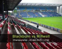 Prognóstico Blackburn Millwall (20 December 2025)