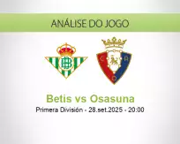 Prognóstico Betis Osasuna (28 September 2025)