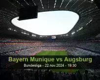 Prognóstico Bayern Munique Augsburg (22 November 2024)