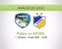 Prognóstico Pafos APOEL (14 April 2024)