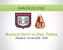 Boyacá Chicó vs Dep. Tolima