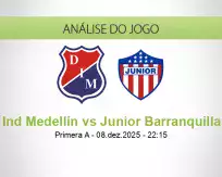 Prognóstico Ind Medellín Junior Barranquilla (09 December 2025)