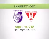 Prognóstico Argeș UTA (31 January 2026)