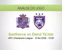 Sanfrecce vs Darul Ta'zim