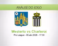 Prognóstico Westerlo Charleroi (05 April 2026)