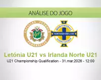 Prognóstico Letónia U21 Irlanda Norte U21 (31 March 2026)
