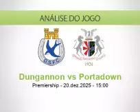 Prognóstico Dungannon Portadown (20 December 2025)