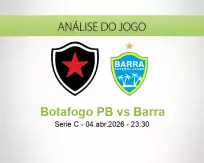 Prognóstico Botafogo PB Barra (05 April 2026)