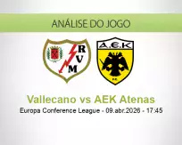 Vallecano vs AEK Atenas