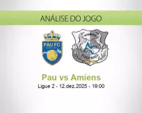Prognóstico Pau Amiens (12 December 2025)