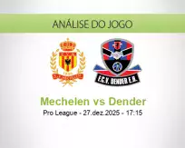 Prognóstico Mechelen Dender (27 December 2025)