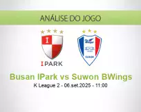 Prognóstico Busan IPark Suwon BWings (06 September 2025)