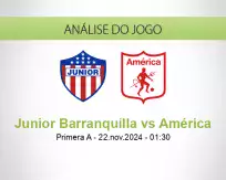 Prognóstico Junior Barranquilla América (22 November 2024)