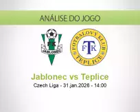 Prognóstico Jablonec Teplice (31 January 2026)