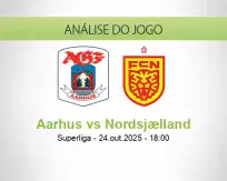 Prognóstico Aarhus Nordsjælland (24 October 2025)