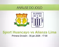 Prognóstico Sport Huancayo Alianza Lima (30 January 2026)