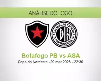 Prognóstico Botafogo PB ASA (29 March 2026)