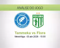Prognóstico Tammeka Flora (03 April 2026)