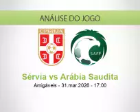 Prognóstico Sérvia Arábia Saudita (31 March 2026)