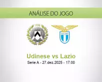 Prognóstico Udinese Lazio (27 December 2025)