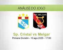 Prognóstico Sp. Cristal Melgar (10 August 2025)