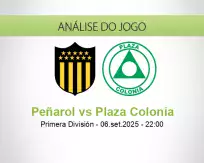 Prognóstico Peñarol Plaza Colonia (06 September 2025)
