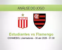 Prognóstico Estudiantes Flamengo (30 April 2026)