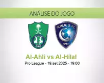 Prognóstico Al-Ahli Al-Hilal  (19 September 2025)