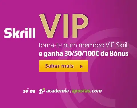 Como ser VIP Skrill e ganhar até 100€ de bónus