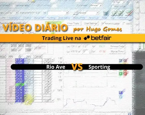 Vídeo comentado de Trading ao Vivo na Betfair: jogo Rio Ave vs Sporting